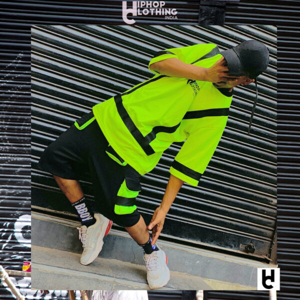 neon green streetwear t-shirt - Image 3