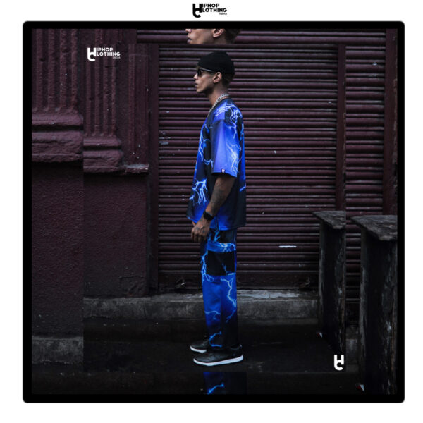 thunder printed - SET ( cargo pants+ t-shirt) - Image 3