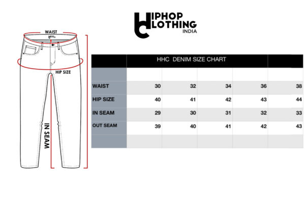 Flame printed baggy jeans - Image 3