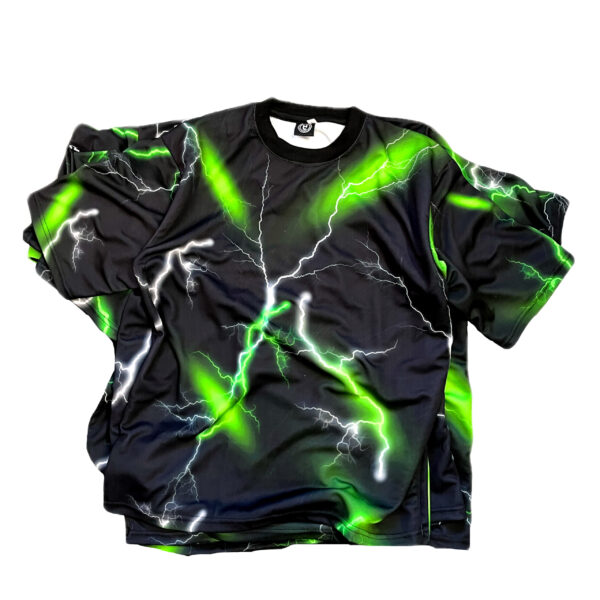 Neon thunder printed t-shirt - Image 3