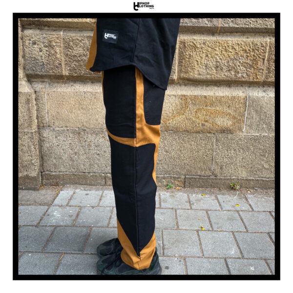 hhc colour block denim pants - Image 2