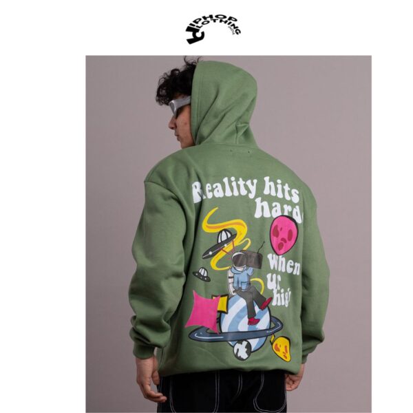Reality hits harder hoodie - Image 2