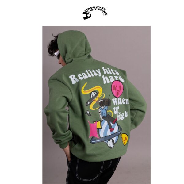 Reality hits harder hoodie - Image 5