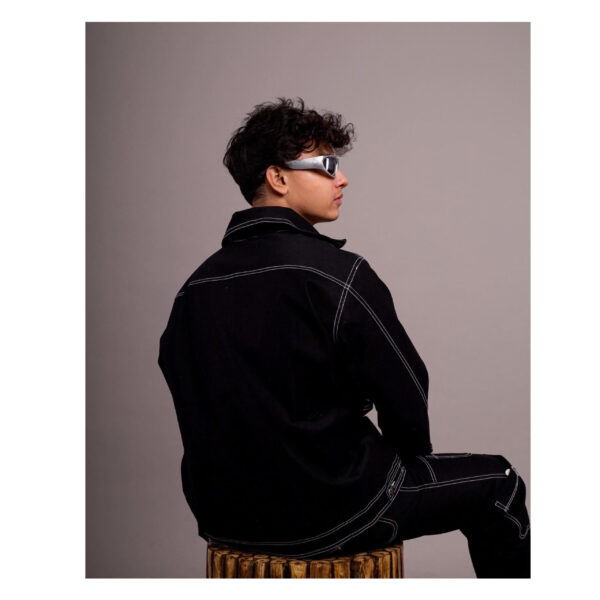 black denim co-ord set - Image 6