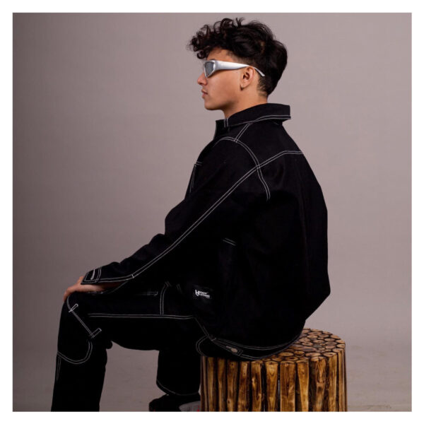 black denim co-ord set - Image 7
