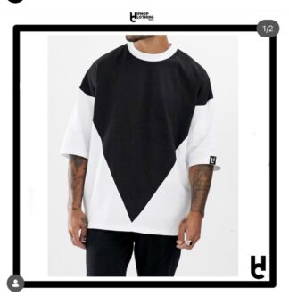 Triangle oversized tshirt