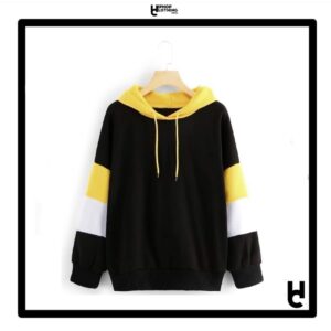 colour blocked hoodie